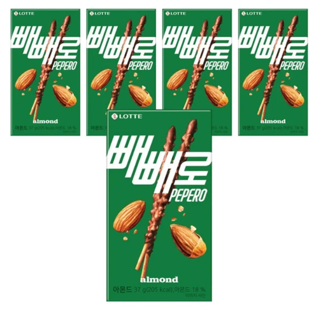 Lotte Almond Pepero 37g 5packs