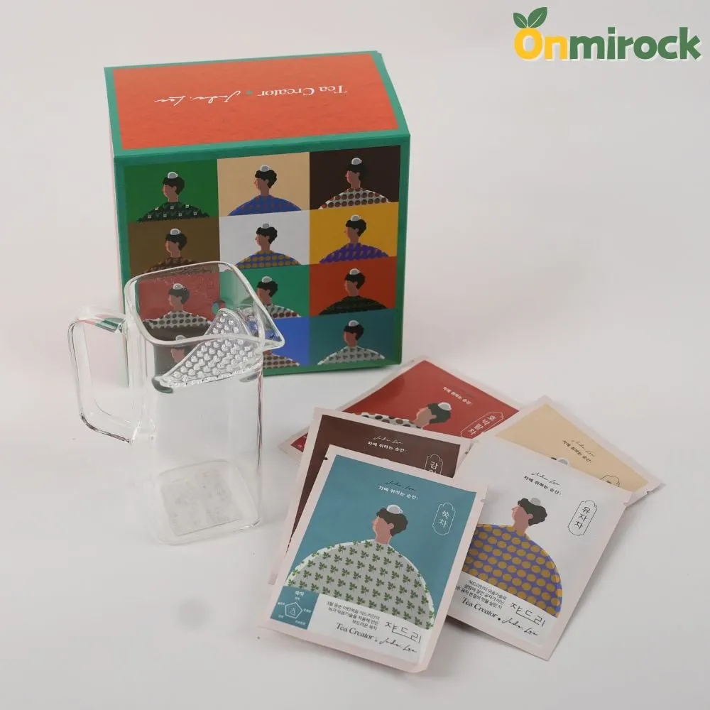 Korean traditional tea gift set with tea cup
