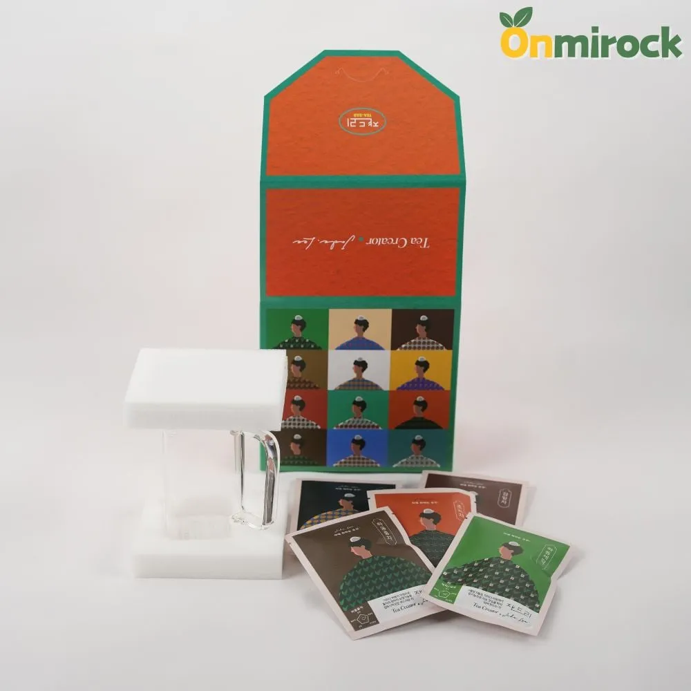 Korean traditional tea gift set with tea cup