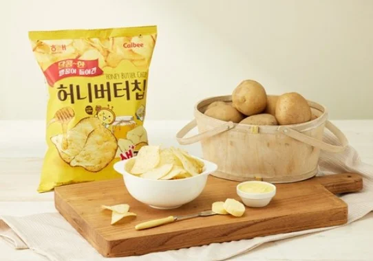 Haitai Honey Butter Chip 60g 4packs
