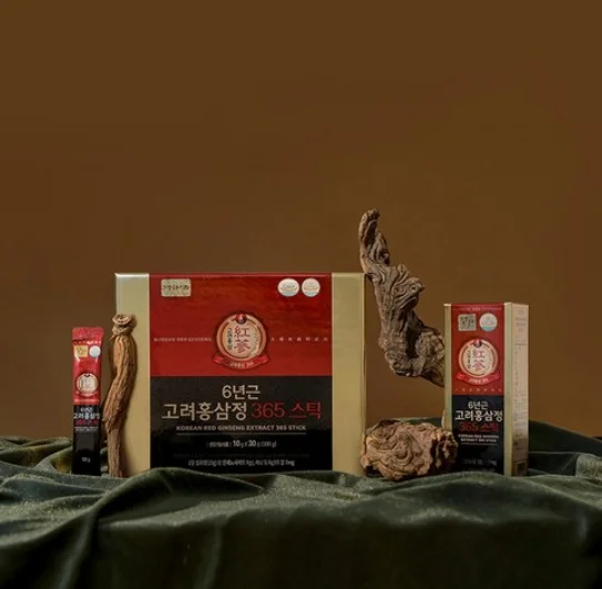 6-Year-Old Korean Red Ginseng Extract Stick 300g gift set