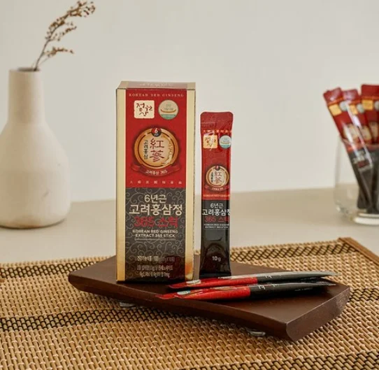 6-Year-Old Korean Red Ginseng Extract Stick 300g gift set
