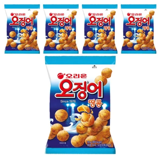 Orion Squid Peanut Ball 98g 5packs