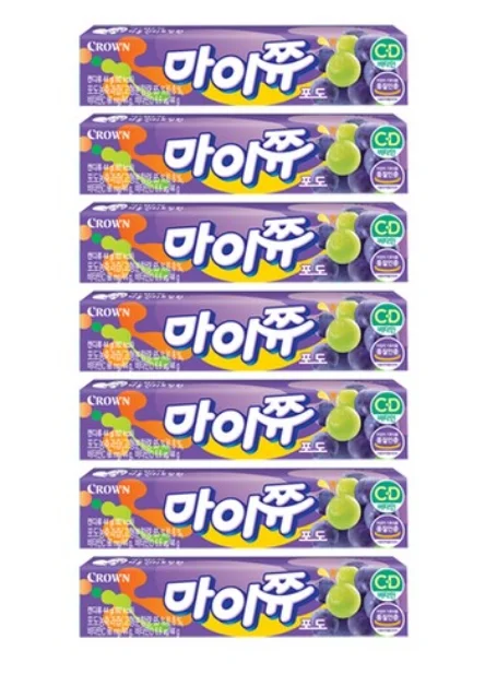Crown MyChew Soft Candy GRAPE 44g 7packs
