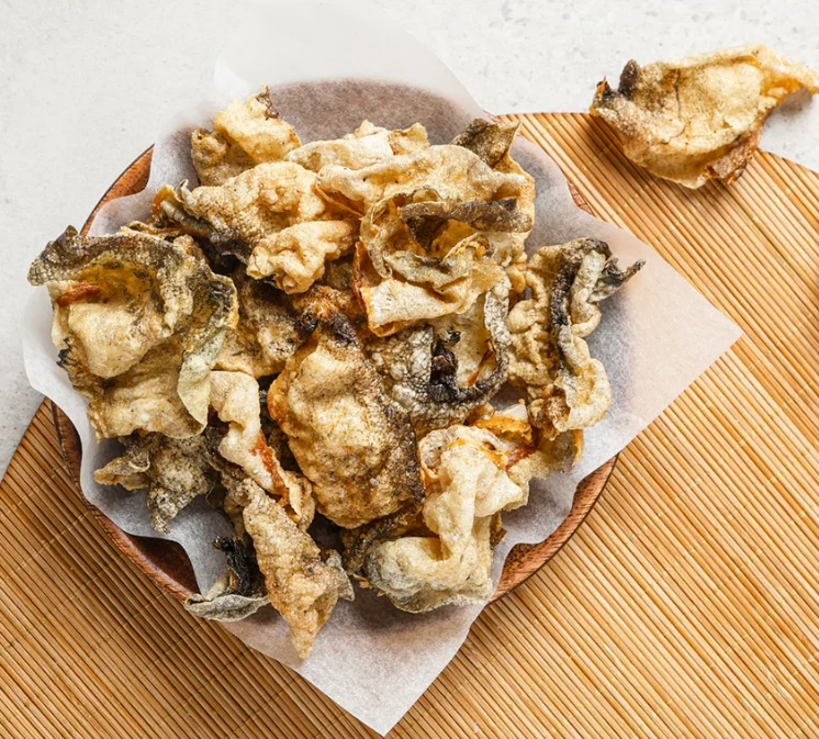 Handmade Fried Fish Skin Crisps Bugak 80g 1pack