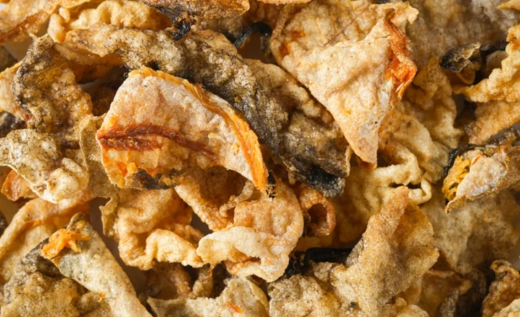 Handmade Fried Fish Skin Crisps Bugak 80g 1pack