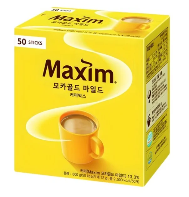 Maxim Mocha Gold Mild Coffee Mix 12g 50sticks