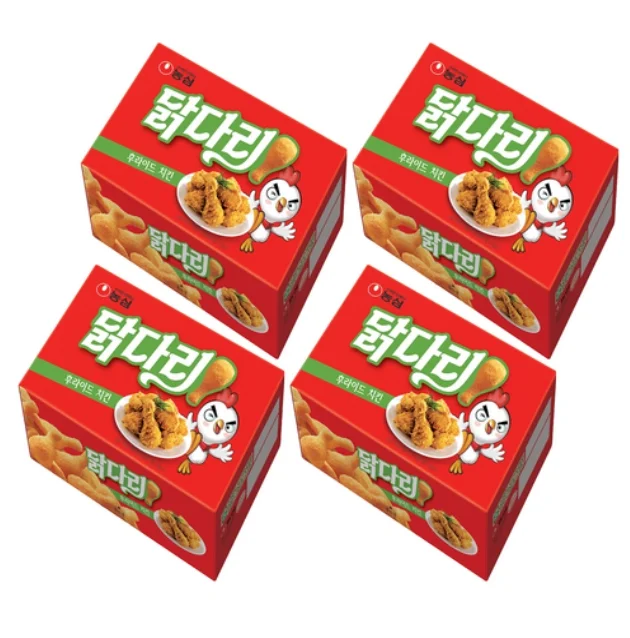 Nongshim Chicken Drumstick Snack Fried Chicken Flavor 66g 4packs