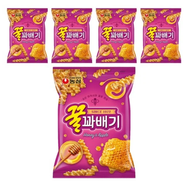 Nongshim Honey Twisted Snack 90g 5packs