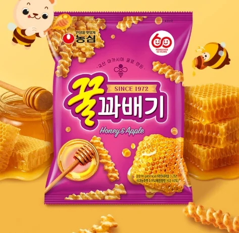Nongshim Honey Twisted Snack 90g 5packs