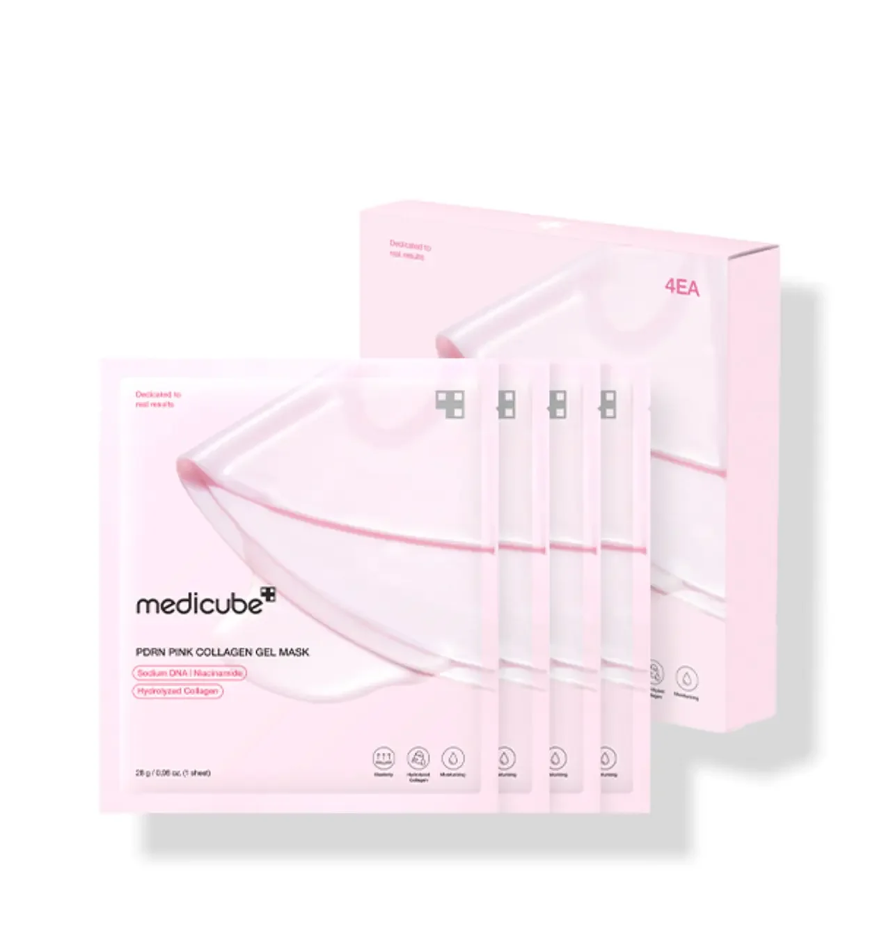Medicube PDRN Pink Collagen Gel Mask Sheet 1ea Radiant Glow Care