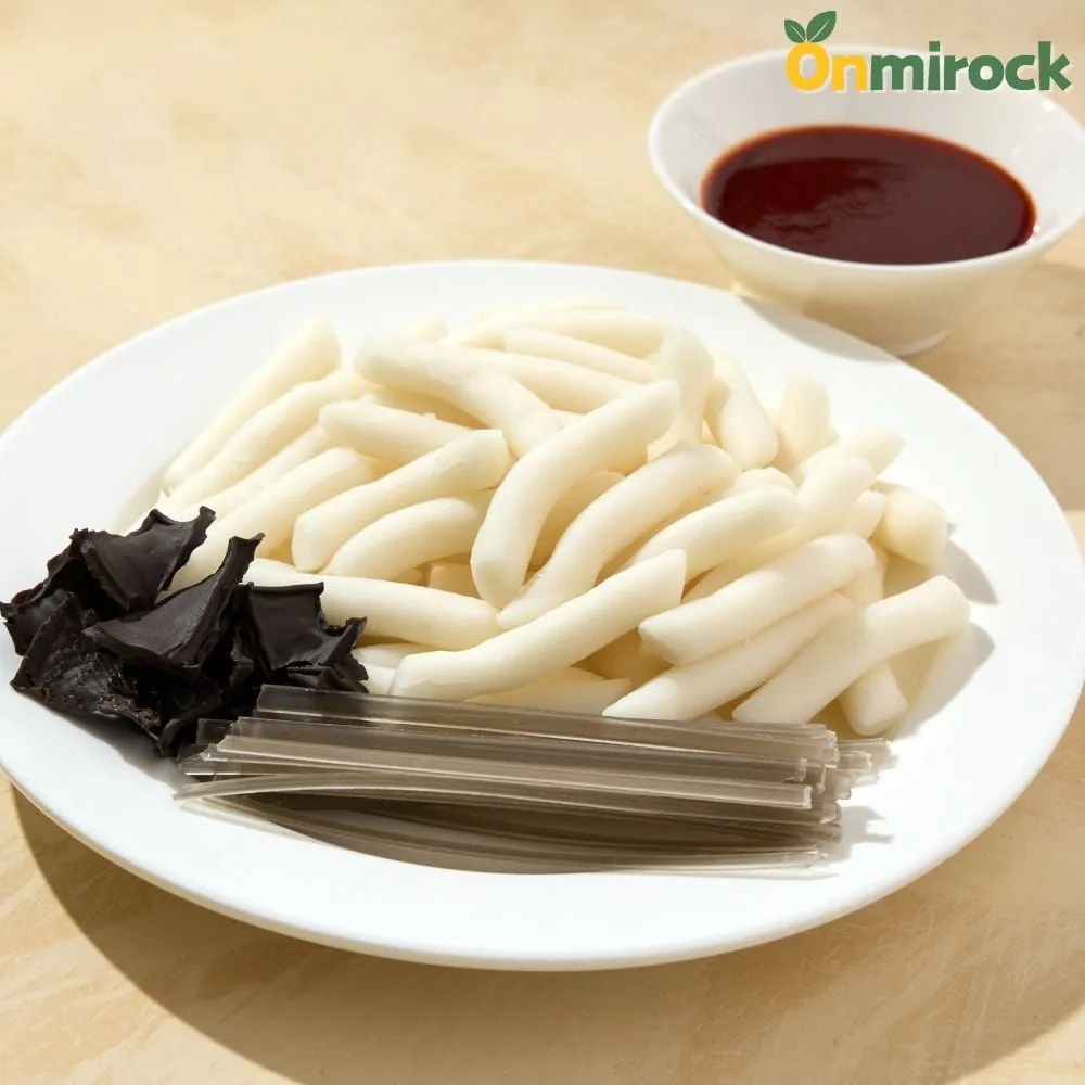 Water Chestnut Korean rice Tteokbokki 430g 3packs