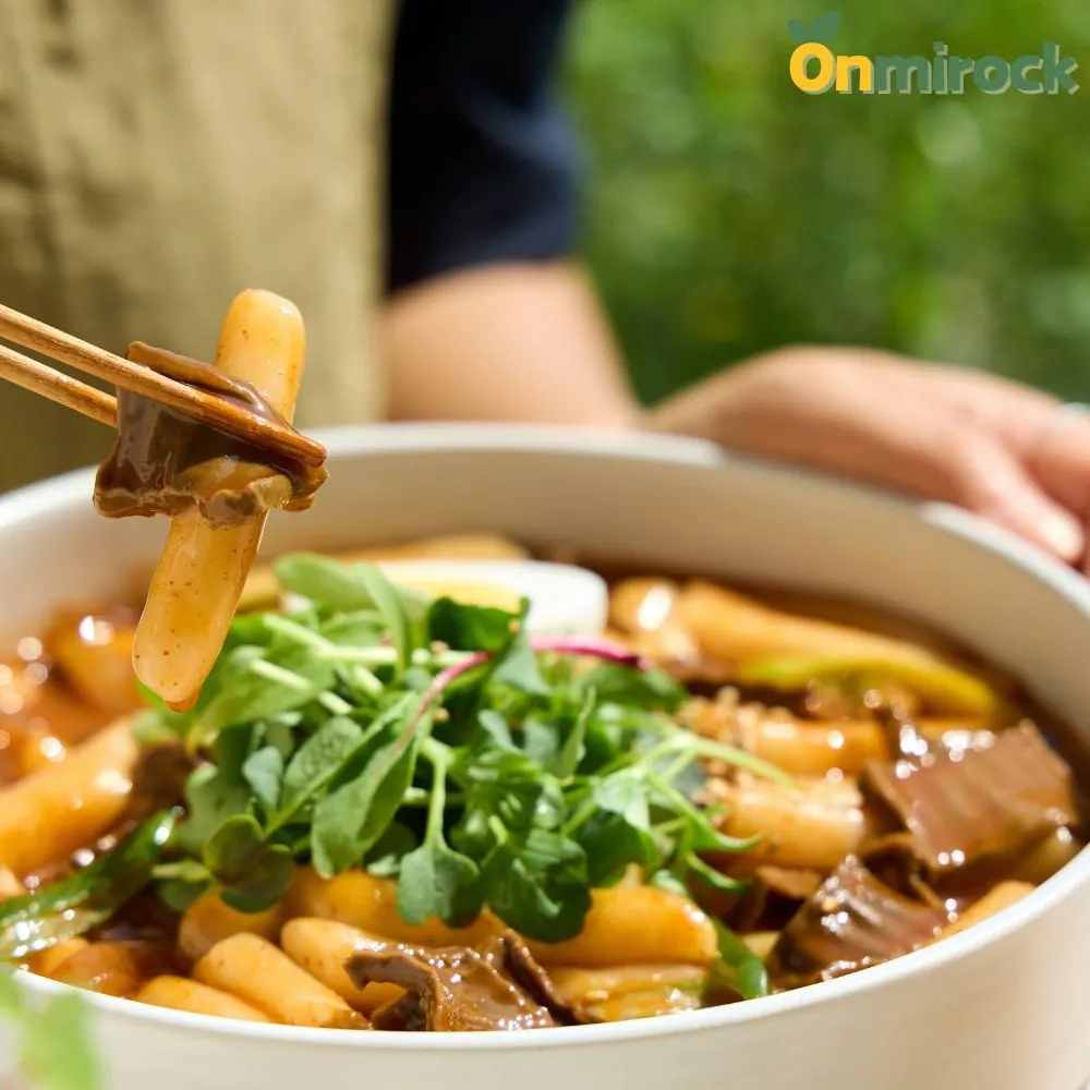 Water Chestnut Korean rice Tteokbokki 430g 3packs