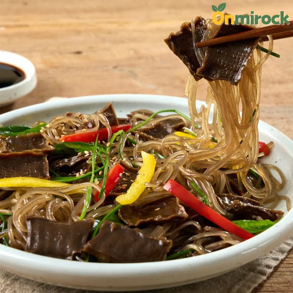 Korean Acon jelly Bulgogi-Flavored Japchae