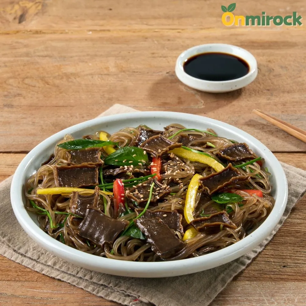 Korean Acon jelly Bulgogi-Flavored Japchae