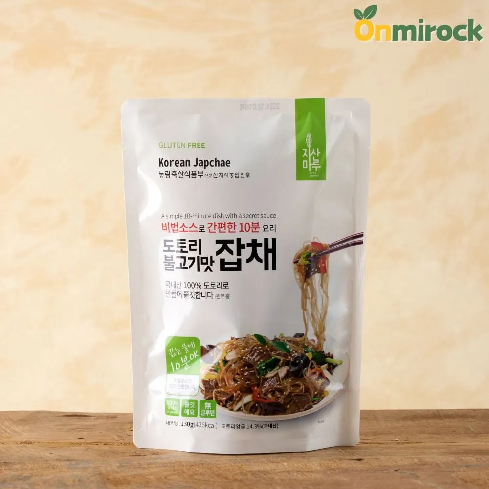Korean Acon jelly Bulgogi-Flavored Japchae