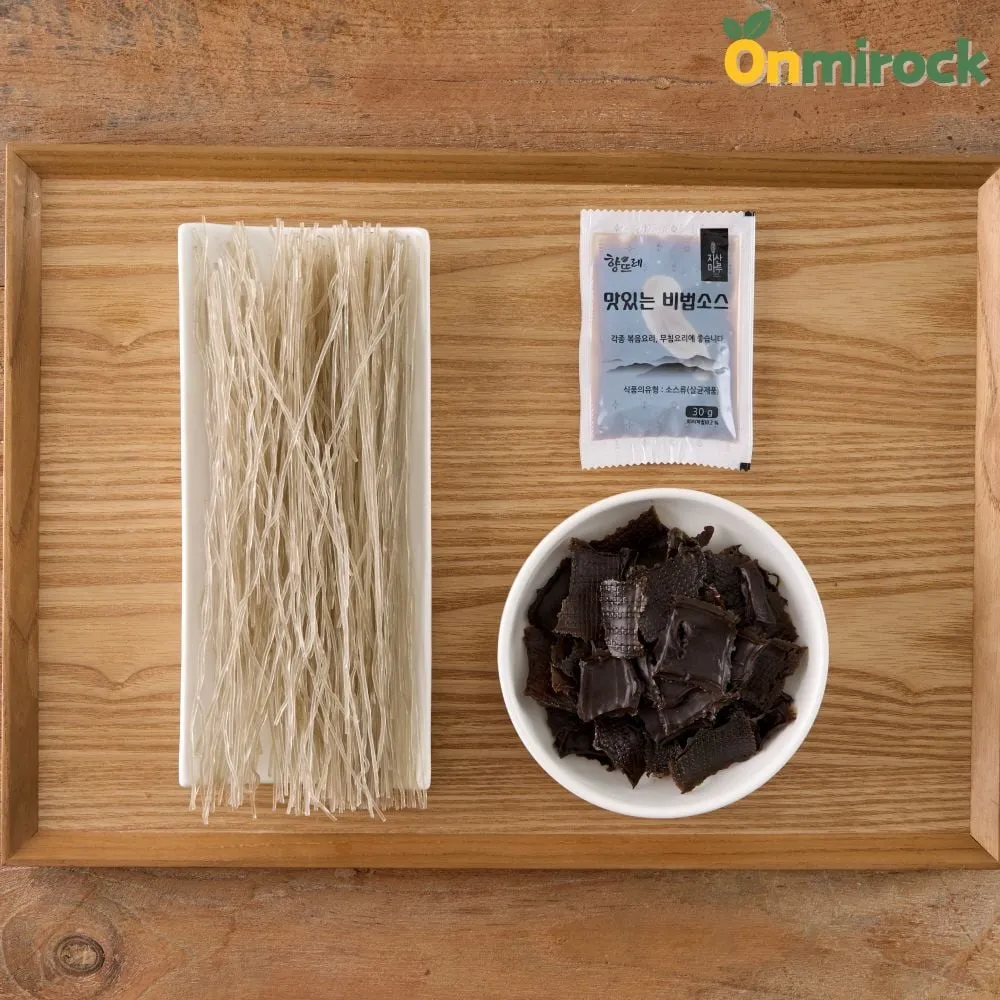 Korean Acon jelly Bulgogi-Flavored Japchae