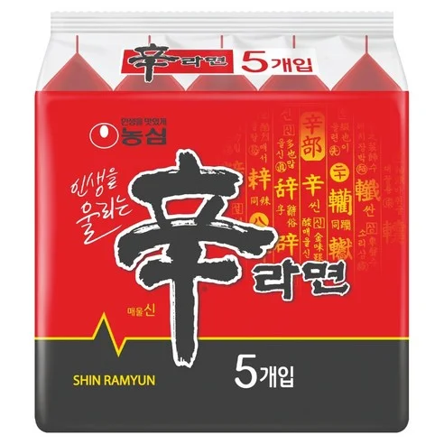 Nongshim Shin Ramyun Ramen 120g 5packs