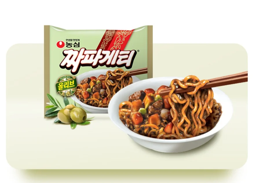Nongshim Chapagetti Chajang noodles ramen 140g 5packs