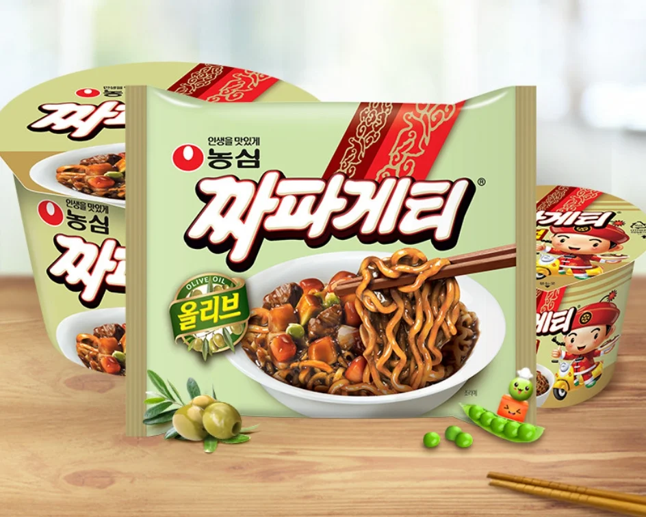 Nongshim Chapagetti Chajang noodles ramen 140g 5packs