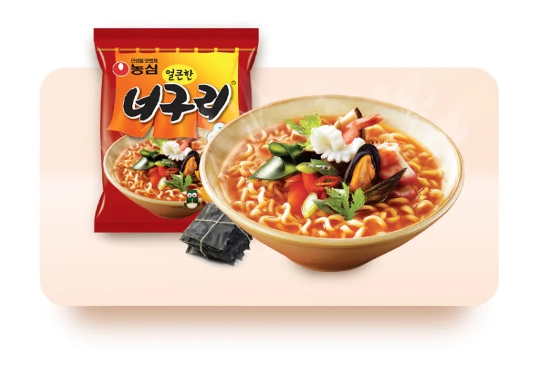 Nongshim Neoguri Spicy Seafood Flavor Udon Style 120g 5packs