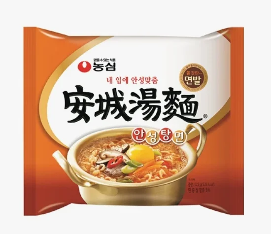 Nongshim Ansungtangmyun Noodle Soup ramen 125g 5packs