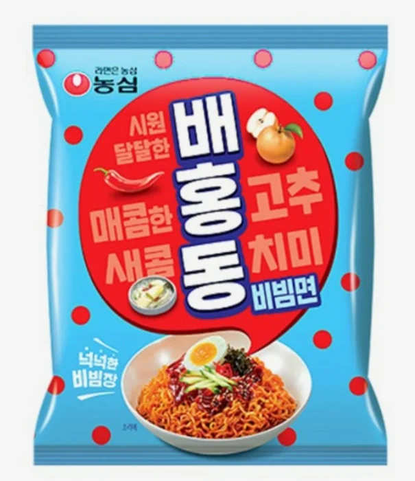 Nongshim Baehongdong Bibimmyun cold ramen 137g 4packs
