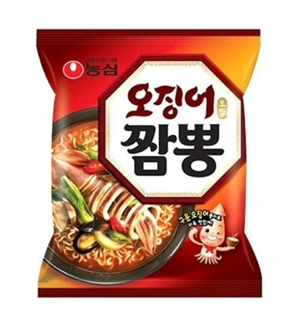 Nongshim Squid Champong Ramyun ramen 124g 5packs