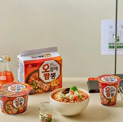 Nongshim Squid Champong Ramyun ramen 124g 5packs