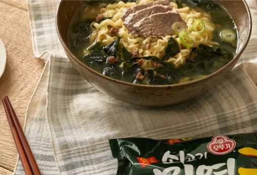 Ottogi Beef & Seaweed Soup Ramen 115g 4packs