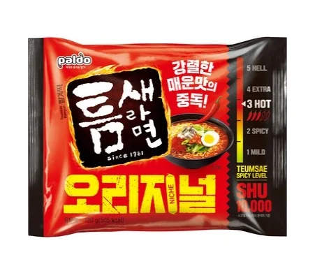 Paldo Teumsae Ramyun ramen original 120g 5packs